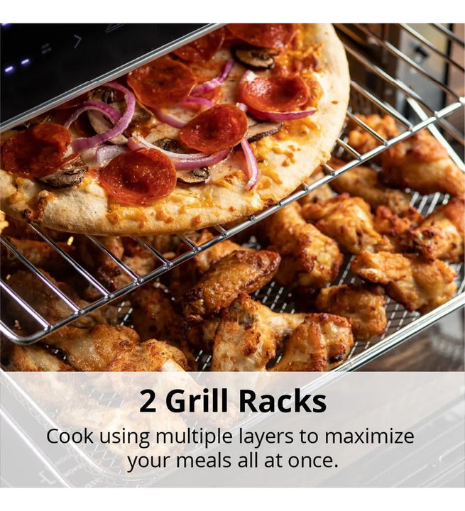 Freidora De Aire 34 Litros Acero Inoxidable Horno Grande