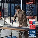 Taladro Percutor Inal ½ Gsb-18v50 Solo Bosch Sin Bat Y Carg Azul Petróleo