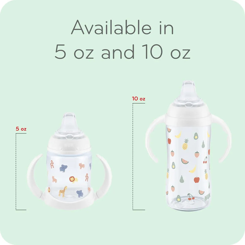 Vaso Nuk Entrenador 5 Onzas * Frutas / Boquilla Blanda Blanco