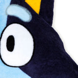 Toalla De Algodón Con Capucha Para Niños Bluey Azul Acero