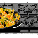 Estufa De Empotrar Tandoori Cristal 66x54 Gas Natural Haceb Color Negro