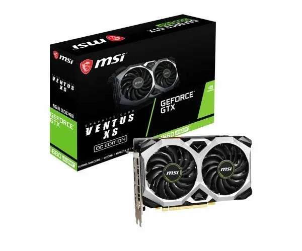 Nvidia Geforce Msi Gtx 1660 Super 6gb Ddr6 Ventus Xs Oc