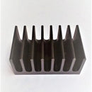 Disipador De Calor Acanalado, Aluminio Diversas Aplicaciones