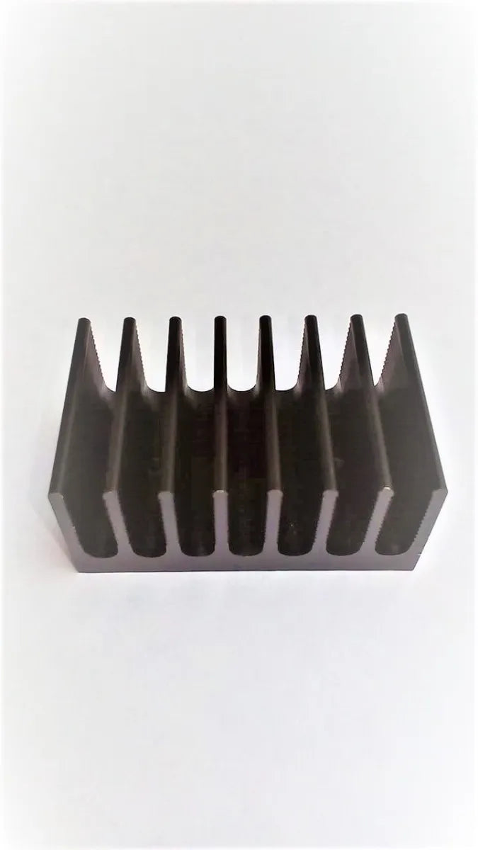 Disipador De Calor Acanalado, Aluminio Diversas Aplicaciones