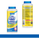 Talco Natural Para Pies Lucky - Polvo Absorbente 12x5oz