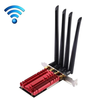 Tarjeta De Red Inalámbrica Pci-express 4 Antenas Ac1900mbps