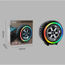 Parlante Bluetooth Llanta Celular Computador Radio Luces Rgb Negro