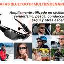 Gafas De Sol Audífonos Mp3 Bluetooth Reducción Ruido Negro