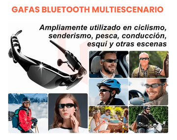 Gafas De Sol Audífonos Mp3 Bluetooth Reducción Ruido Negro