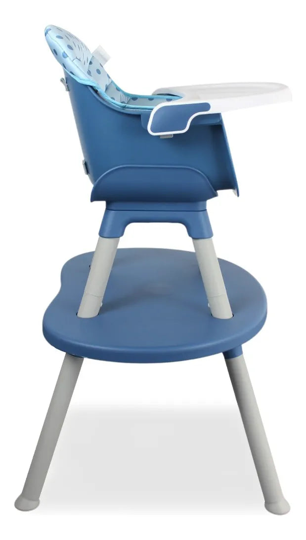 Silla Comedor Bebe 3en1 Baby Azul Bebesit comedor escritorio con alcolchado