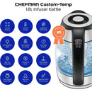 Lava Electrica Chefman Rj11-17-cti-rl 1.8 L Inox