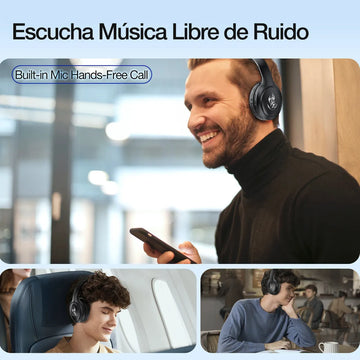Audífonos Inalámbricos Bluetooth 1000mah Luz Rgb 1hora Negro