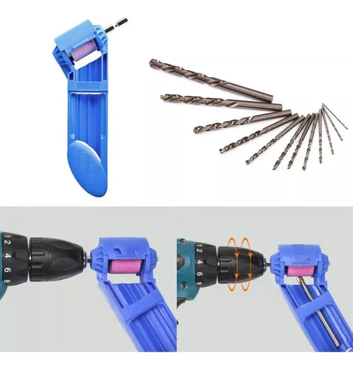 Afilador Brocas Drill Bit Herramienta Para Taladro Azul