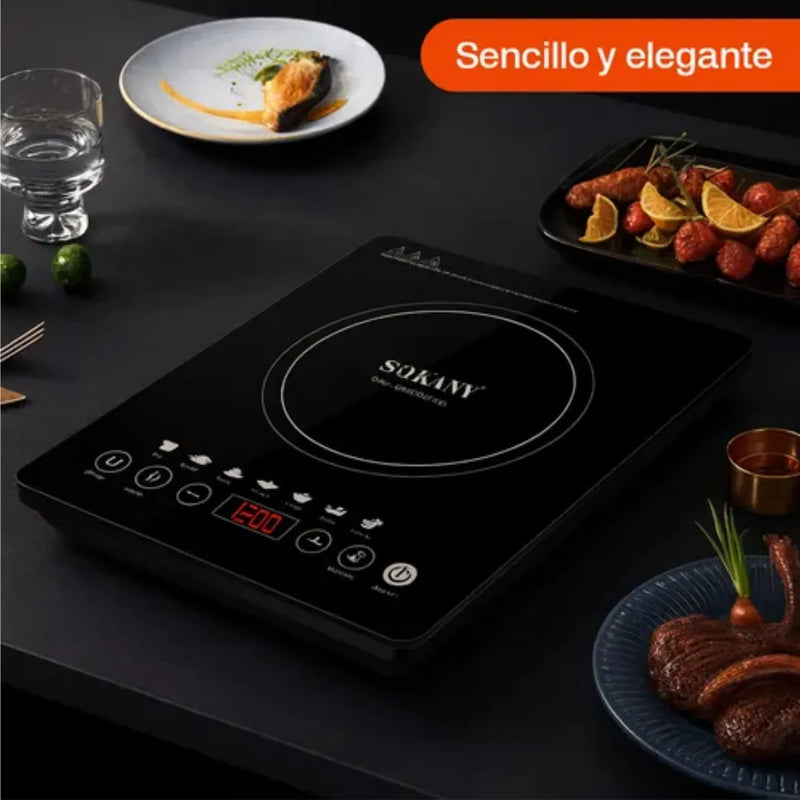 Estufa Inducción Sokany 07076 Negro