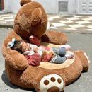 Puff Silla Peluche Oso Gigante 100x90cm