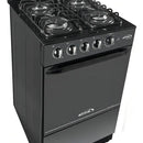 Estufa Con Horno Abba 4 Puestos Gas Propano Ag 101-5 Color Negro