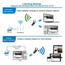 Adaptador Wifi Usb 3.0 Doble Banda 2.4/5g 1300 Mbps