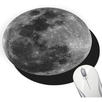 Pad Mouse Estampado Luna Negro