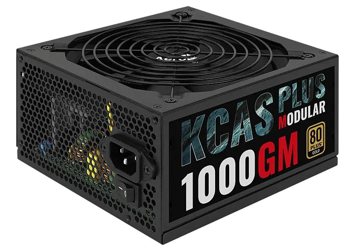 Fuente De Poder Aerocool Kcas Plus Gm 1000w 80 Plus Gold Negro