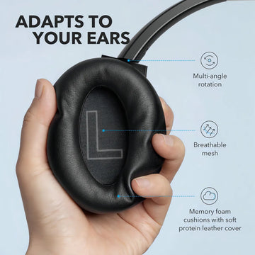 Fone de ouvido over-ear sem fio Soundcore Life Series Life Q20 A3025 black