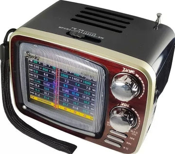 Radio Parlante Bluetooth Am/fm/usb/mp3 Recargable Retro 061