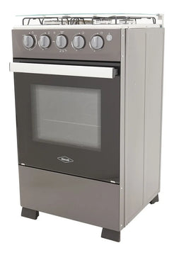 Estufa Romero Mixta Haceb 50 Cms Gas Natural Plata
