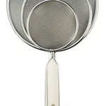 Juego De 3 Coladores Nylon Plateado