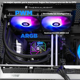 Enfriamiento Liquido Ta Pc Cpu 240mm Argb Lga 1700 Am5 Am4