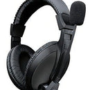 Audifonos Diadema Star Tec 3.5 Mm Negro Con Microfono St-hp-