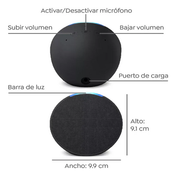 Asistente Virtual Amazon ECHO Pop con AleXa