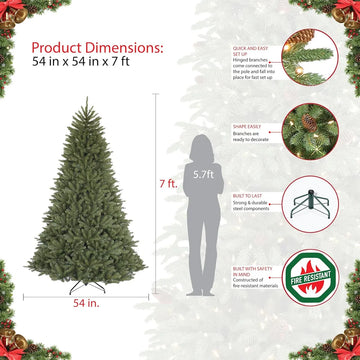 Árbol De Navidad Artificial 7 Pies Ultra Realista