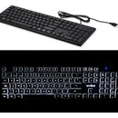 Teclado Gamer Usb Weibo Fc-560 Silencioso Con Luz Multimedia