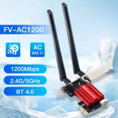 Placa Wifi Doble Banda Fv-ac1200 2.4/5 Ghz 1200 Mb/s Blueto