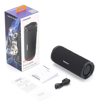 Tronsmart Mirtune C3 Parlante Bluetooth Impermeable 12 Horas Negro