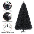 Yaheetech - Arbol De Pino Artificial De Halloween Negro De 6