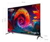 Televisor Hyundai 58 Pulgadas Qled 4k Google Smart Tv