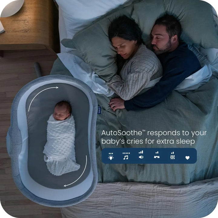 Cuna Smart Bassinest 3.0 Ultra Silenciosa Y Conectada