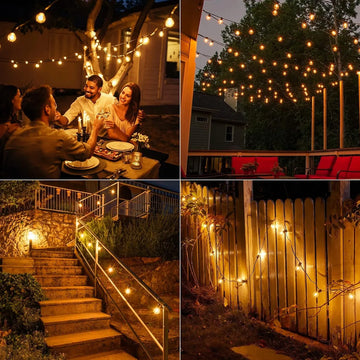 Guirnalda Extensión Luces Led Exterior 7,6m 25 Bombillos Amarillo