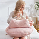 Almohada De Lactancia Wyxunplanet, Apoyo Ergonomico Y Comodo