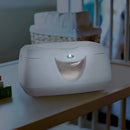 Munchkin Warm Glow Calentador de Toallitas Húmedas | Modelo 10049 | Luz nocturna con autoapagado 10 min | Capacidad 100 toallitas | Calentamiento arriba | Bajo voltaje | Ventana nivel | Libre de BPA