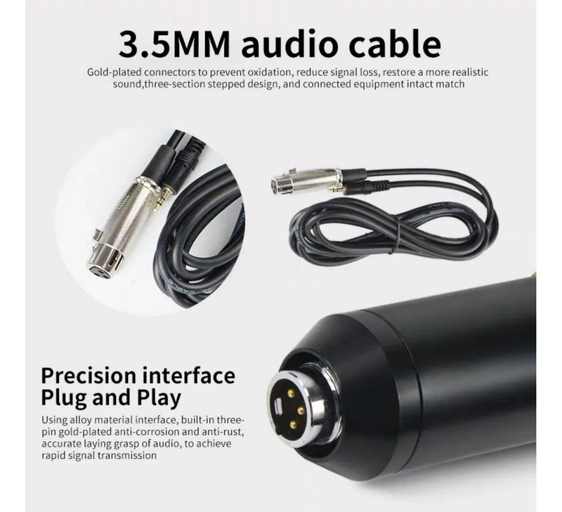 Kit Podcast Bm800 F999 Micrófono Condensador+tarjeta Sonido