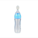 Biberon Con Cuchara En Silicona Para Bebes Color Colores Liso