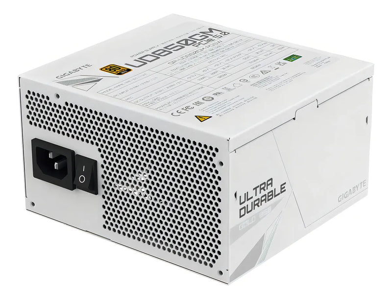 Fuente de poder para PC Gigabyte Full Modular GP-UD850GM PG5W 850W blanca