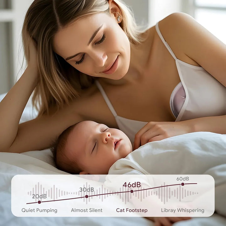 Extractor De Leche Manos Libres Ultra Silencioso Y Eficiente