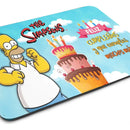 Mouse Pad Feliz Cumpleaños, Homero, Para