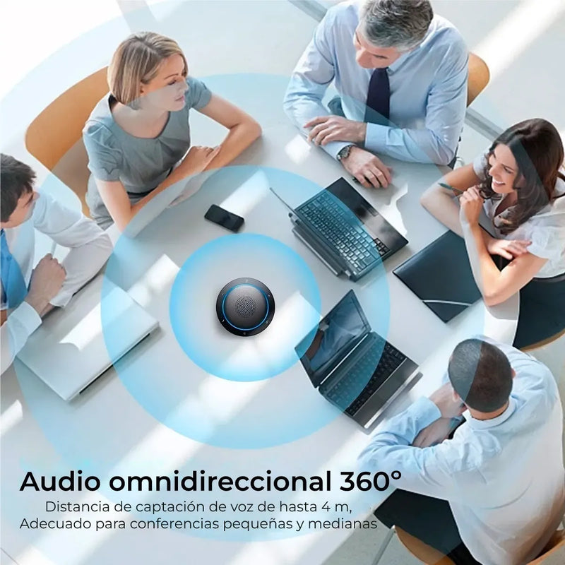 Micrófono Bluetooth Con Parlante Color Negro