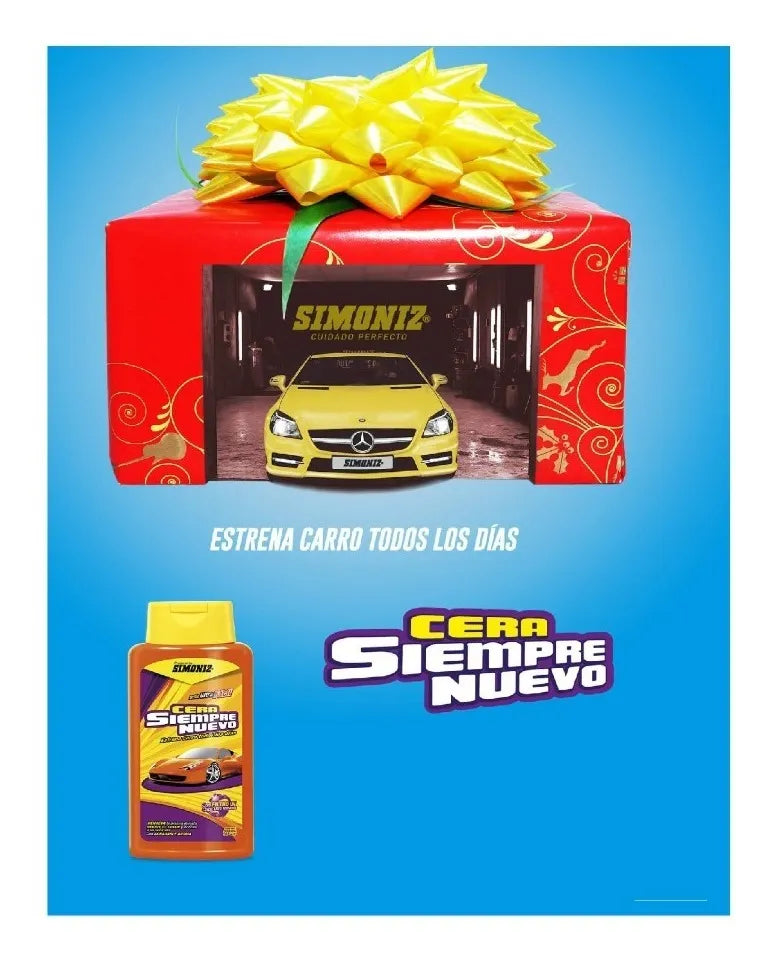Cera Siempre Nuevo Brillo Para Carros Revive Color Buen Olor