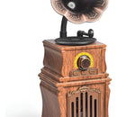 Radio Fm Altavoz Retro Antiguo Portatil Gran Sonido Madera