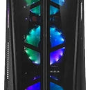 Chasis Gabinete Iceberg Crystal Max - 4 Fans + Tira M-rgb Color Negro