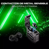 Audífonos Tws Bluetooth Gamer M25 Negros Inalámbricos